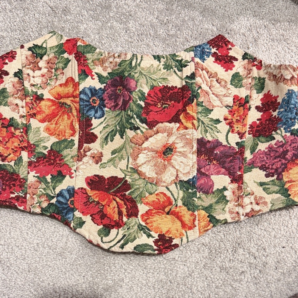 Floral Tapestry Corset Top